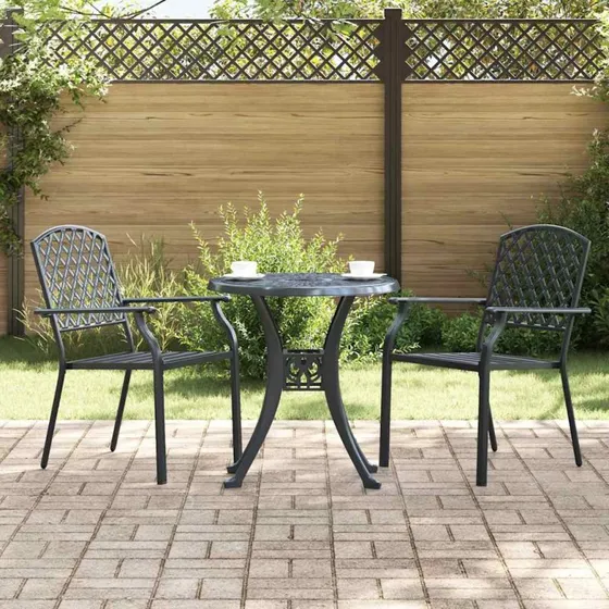 vidaXL Have Stol 2 stk Antracit 56 x 65 x 89 cm Stål