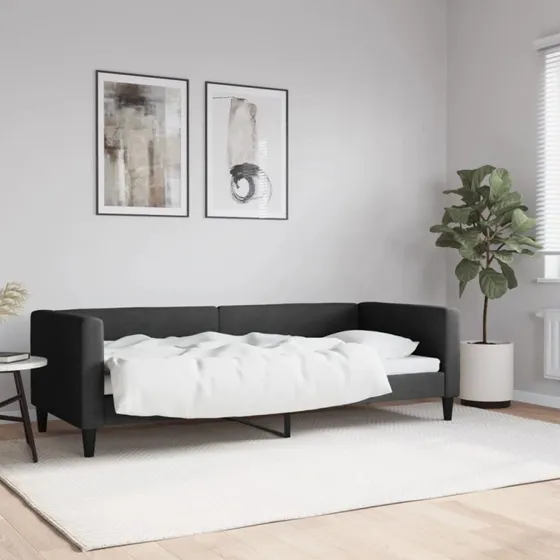 vidaXL Daybed 80x200 cm stof sort
