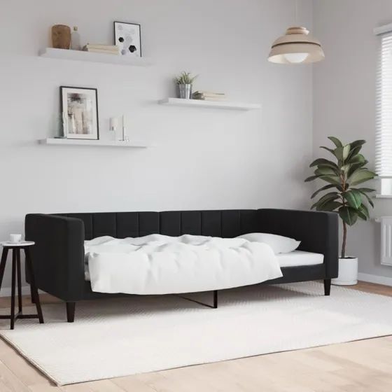 vidaXL daybed 90x190 cm velour sort
