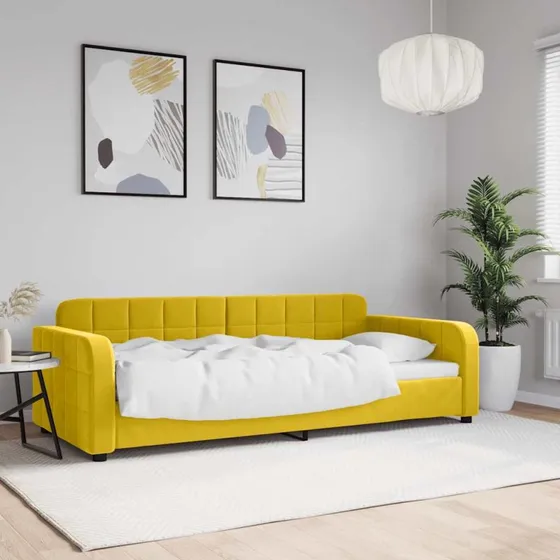 vidaXL Daybed 90x200 cm Velour Gul