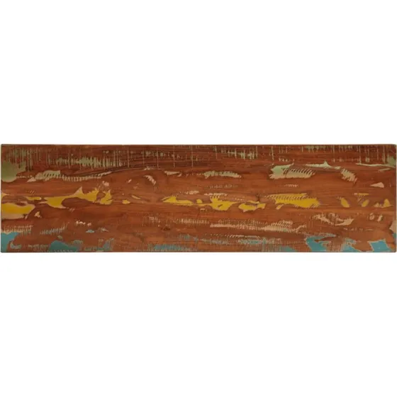 vidaXL bordplade 120x40x2,5 cm massivt genbrugstræ