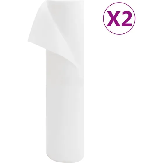 vidaXL Plantebeskyttelse 2 ruller 70 g/m² 50x1,6 m