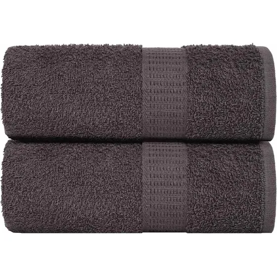 vidaXL vaskeklude FROGN 2 stk. antracit 15x21 cm 360 g/m²