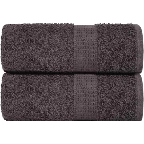 vidaXL FROGN vaskehåndklæder 30x30 cm antracit 360 gsm
