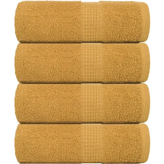 vidaXL FROGN guld 30x30 cm 4 stk. 360 gsm