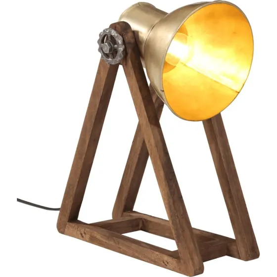 vidaXL Skrivebordslampe 30x17x40 cm E27 antik messing