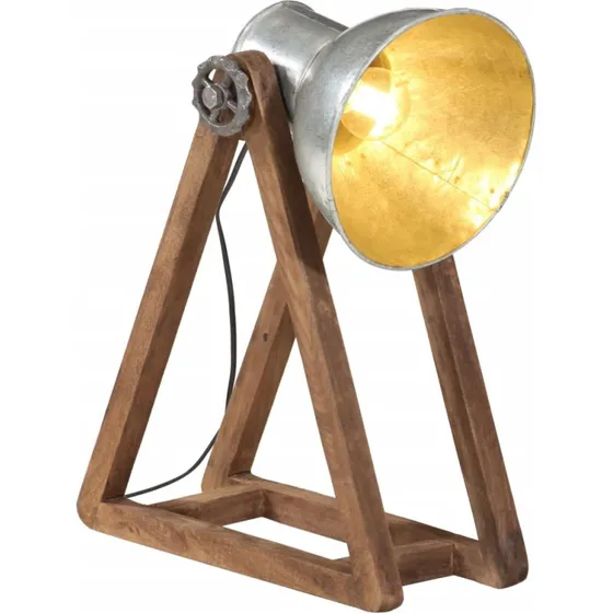 vidaXL Skrivebordslampe 30x17x40 cm E27 vintagesølv