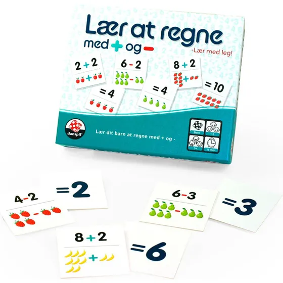 Danspil Lær at regne - 5+ år, 1-2 spillere