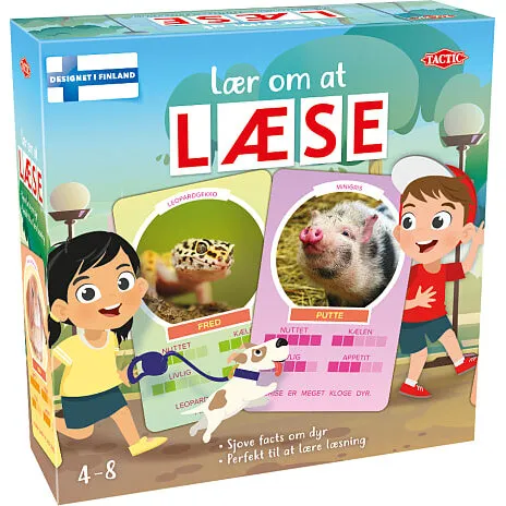 Tactic Games Lær om: At læse - lærespil 4-8 år
