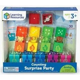 Learning Resources Lær at tælle – Surprise Party (10 æsker, 3+)