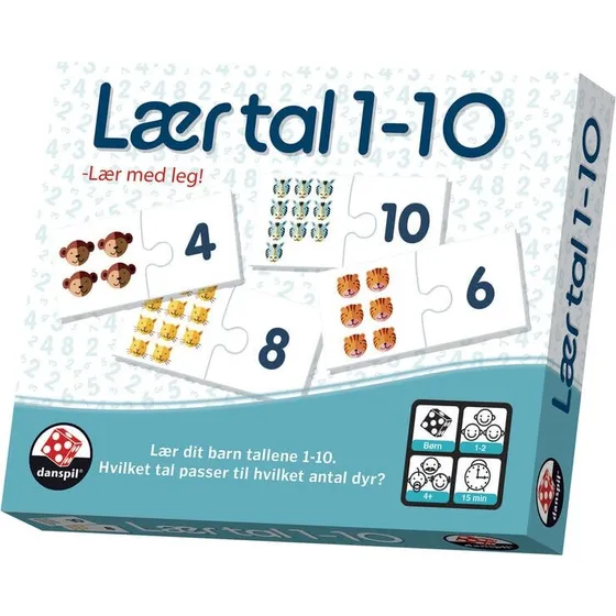 Danspil Læringsspil - Lær tal 1-10