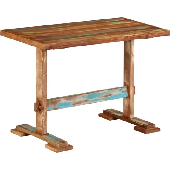 vidaXL Spisebord 110x55x78 cm i Massivt Genbrugstræ