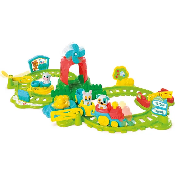 Interaktivt dyretog - bondegårdssæt 58x38,5x9,5 cm (1-3 år)