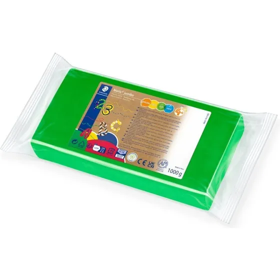 STAEDTLER Noris Jumbo modellervoks 1 kg – Grøn