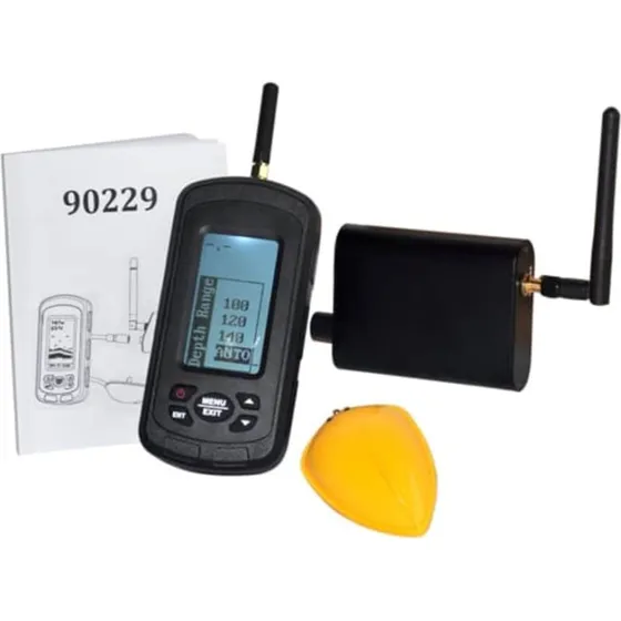 vidaXL Fiskefinder 3,0" Sort