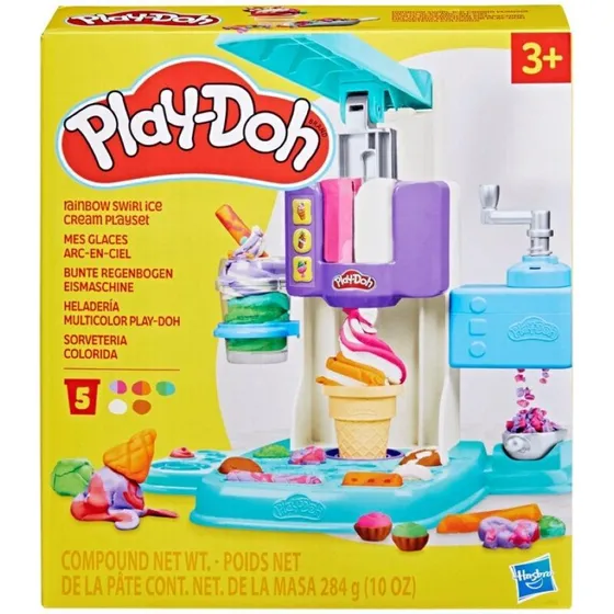 Play‑Doh Rainbow Swirl Is-sæt