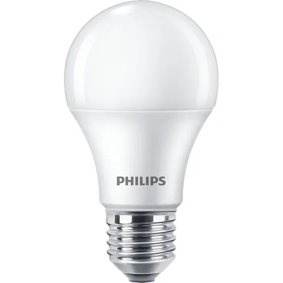 Philips LED 10W E27 2700K Mat 4-pak