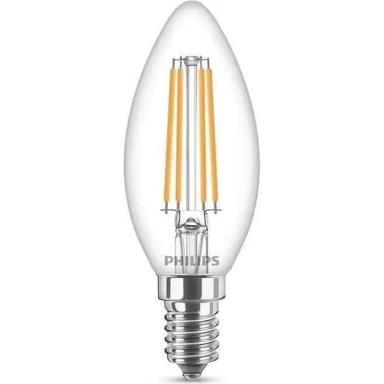 Philips LED-pære E14 60W kold hvid