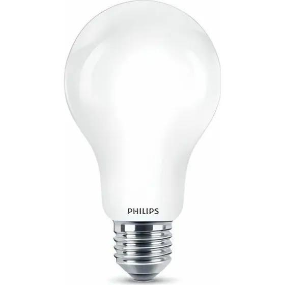 Philips LED pære E27 17,5W (150W) 4000K mat