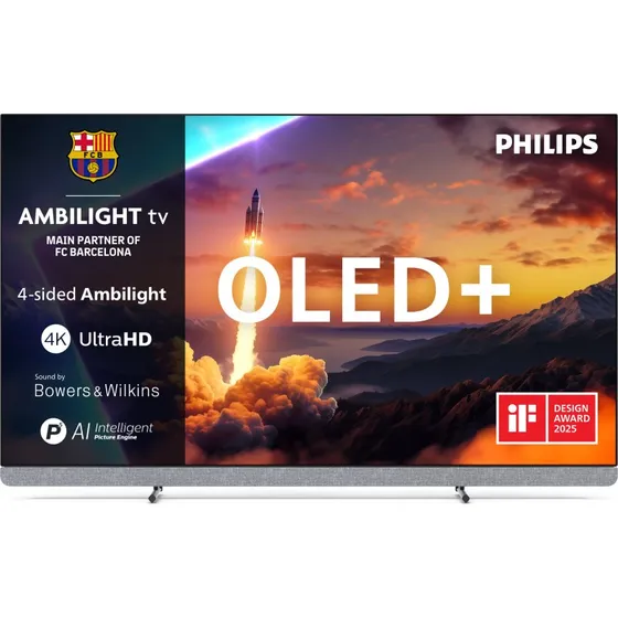 Philips 65OLED910/12 65" 4K OLED Smart TV Sølv