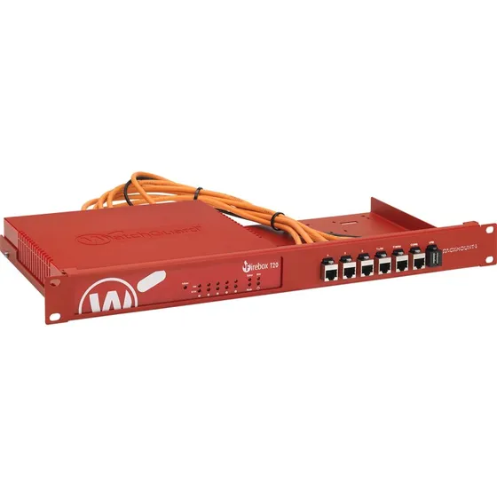 Rackmount.IT RM-WG-T6i - Monteringspakke for WatchGuard Firebox T20/T40, 1U, Rød