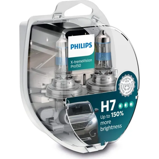 Philips X-tremeVision Pro150 H7 Førlygter 12972XVPS2