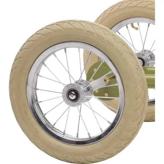 Trybike Ekstra Hjul 12" Beige - Til tohjulede løbecykel