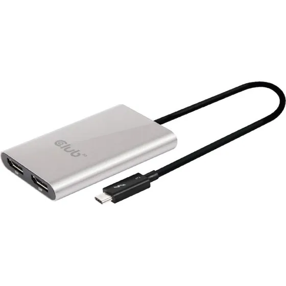 Club3D Thunderbolt 3 til 2x DisplayPort 4K Dual Monitor