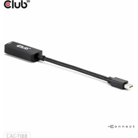 Club 3D CAC-1188 Mini DisplayPort 1.4 til HDMI 8K 60 Hz, 9 cm