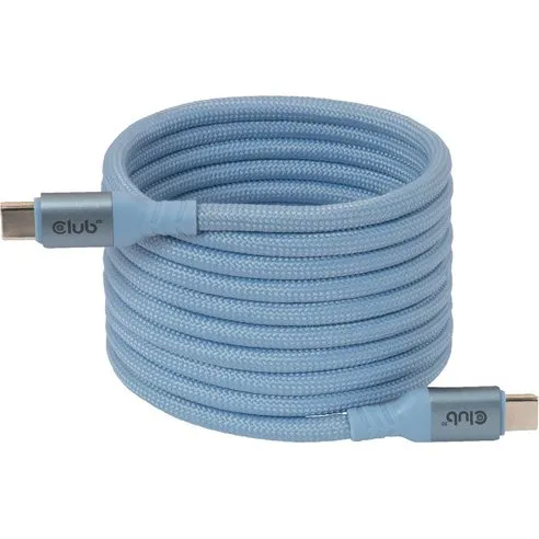 Club 3D USB-C kabel 2m blå magnetisk