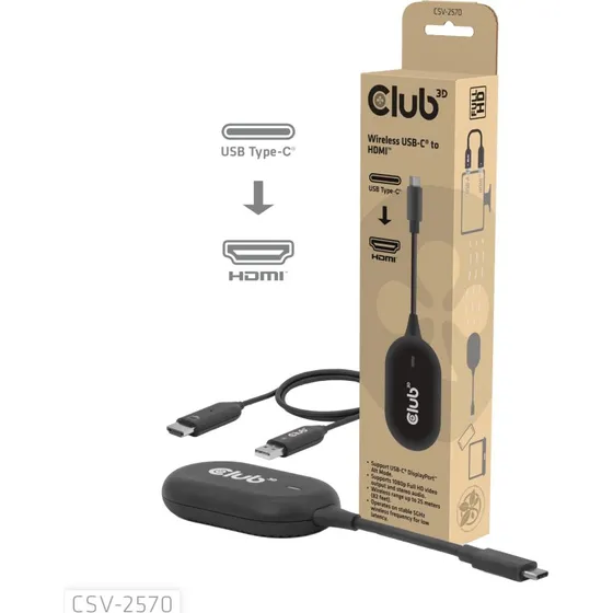 Club 3D CSV-2570 USB-C til HDMI adapter