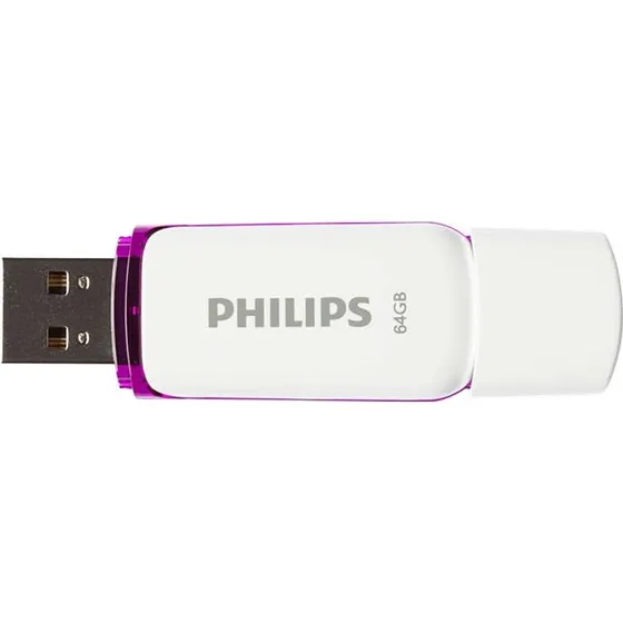 Philips Snow Edition 2.0 64GB USB 2.0 Hvid/Lilla