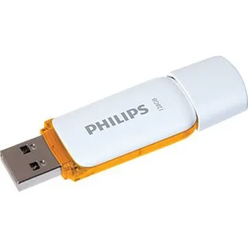 Philips Snow Edition 2.0 128GB USB 2.0 Hvid/Yellow