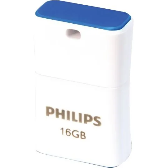 Philips FM16FD85B Pico Edition 2.0 16GB USB 2.0 Blå Hvid