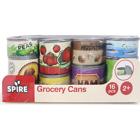 Spire dagligvaredåser – legetøjsmad, fra 2 år