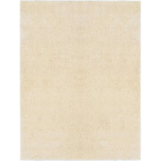 vidaXL Shaggy Tæppe Creme 120x160 cm Polyethylen