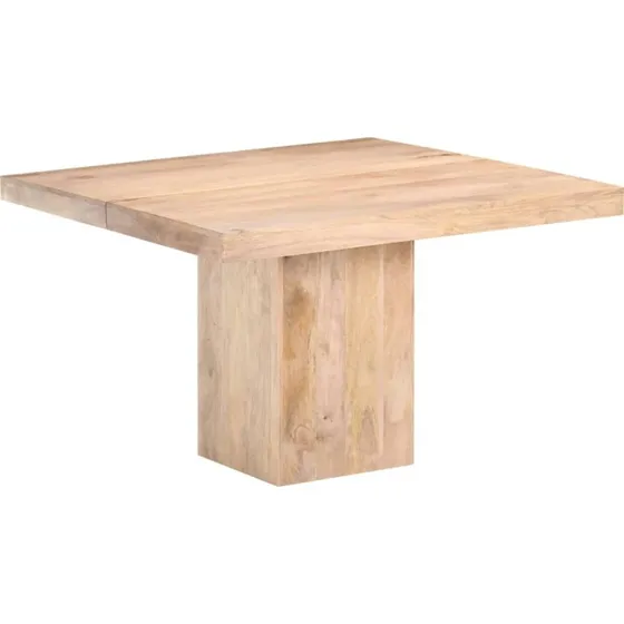 vidaXL Spisebord 120x120x77 cm massivt mangotræ