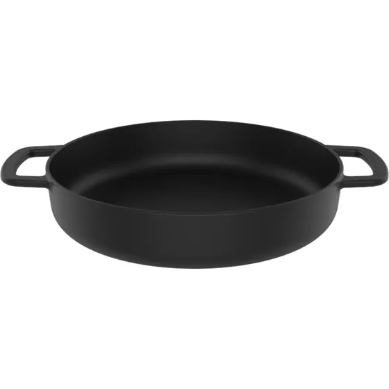 Combekk Enameled Stegepande Støbejern Ø24 cm Sort