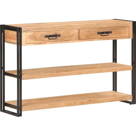 vidaXL Skænk 120x30x75 cm massivt akacietræ