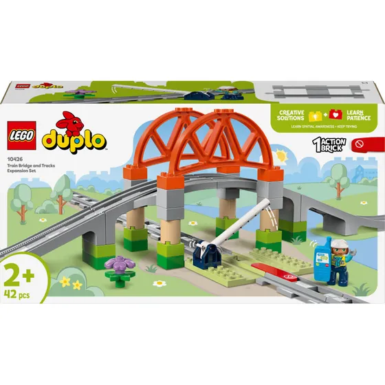LEGO DUPLO 10426 Togbro og spor – Udvidelsessæt