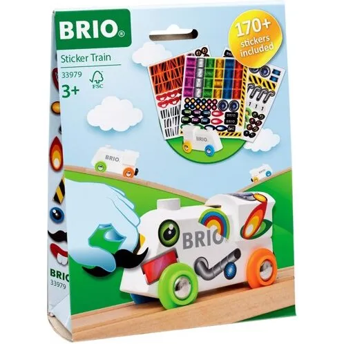 BRIO Tog med klistermærker 33979