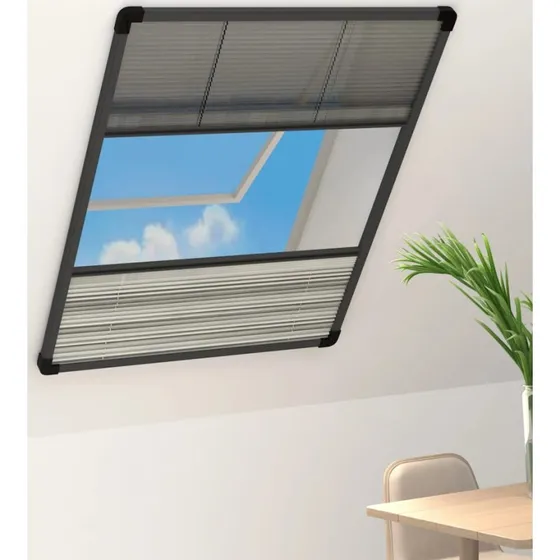 vidaXL Plisseret Insektnet 60x80 cm med Skygge