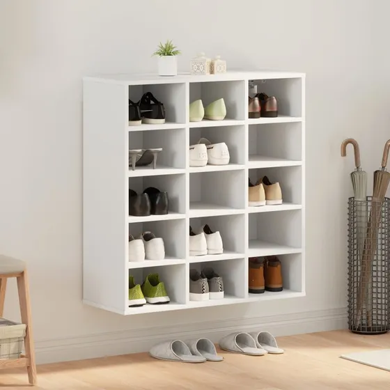 vidaXL Sko skab hvid 77,5 x 30 x 83,5 cm