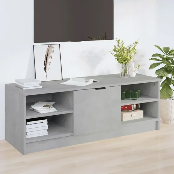 vidaXL tv-bord 102x35,5x36,5 cm konstrueret træ betongrå