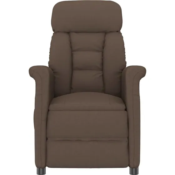 vidaXL Massagestol Brun 96,5 x 70,5 x 95 cm Mikrofiber