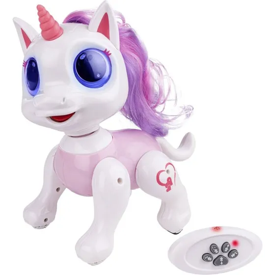 UNICORN 20 cm fjernstyret robot m. lys og lyd (63427)