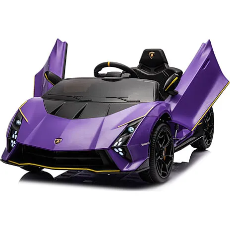Lamborghini Autentica elektrisk børnebil, lilla