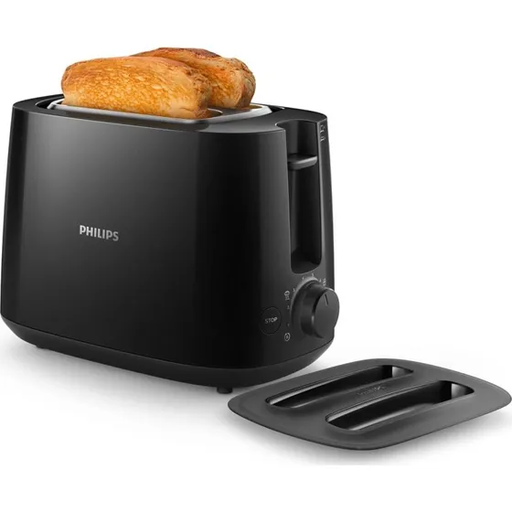 Philips HD2582/90 Daily Collection Brødrister 2 Skiver, Sort