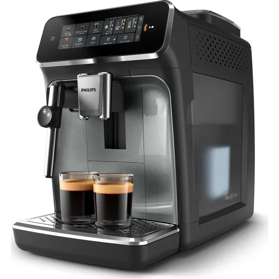 Philips EP3329 Automatisk Kaffemaskine Sort Panter med Mælkeskummer
