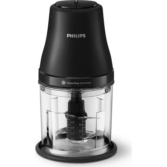 Philips HR1501/00 Minihakker 1 L 450 W Grå/Sort